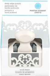 Martha Stewart Deep Edge Punch Scroll Heart - Al Masam Stationery LLC